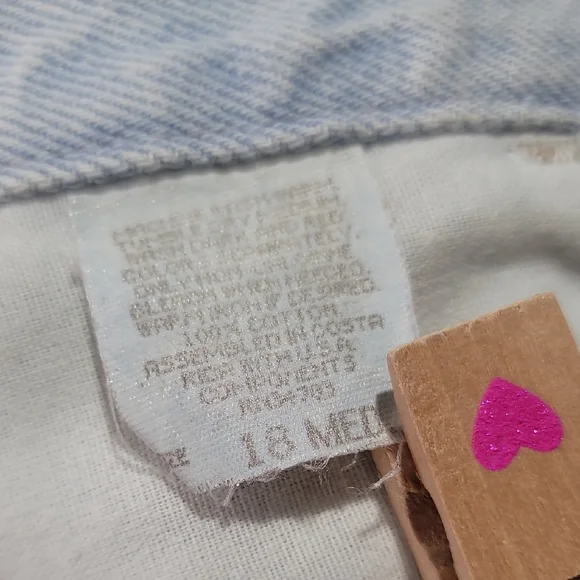 Vintage Lee Casual Mom Jean High-Waist Shorts Light Wash Old School Denim 18MED